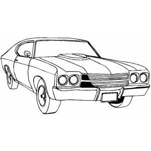 sports cars coloring page