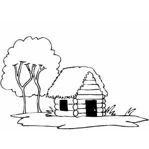 log coloring pages