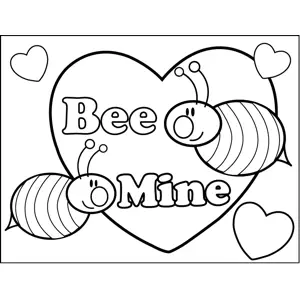 Free Valentine's Day Printable for PencilSimplified Bee