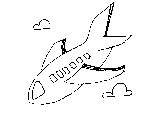 Airplane Coloring Page