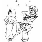 Dance Coloring Pages