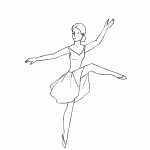 Woman Dancing Ballet