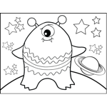 Monster Coloring Pages