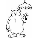 Bear With Umbrella