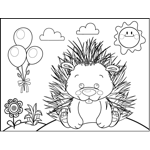 Cute Porcupine