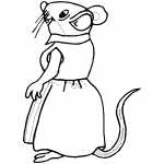 Mouse Wearing Dress