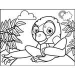 Reclining Monkey