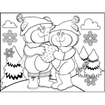 Romantic Winter Bears